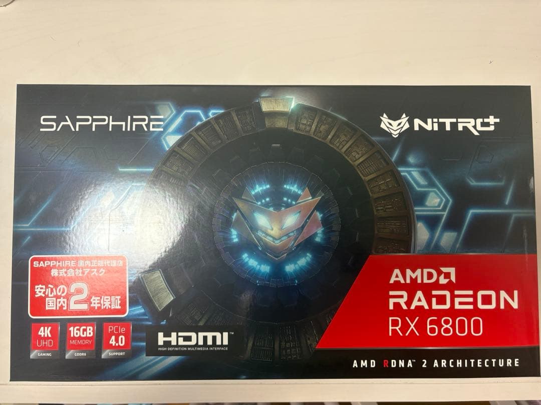 「新品未開封」Radeon RX 6800 OC 16G GDDR6