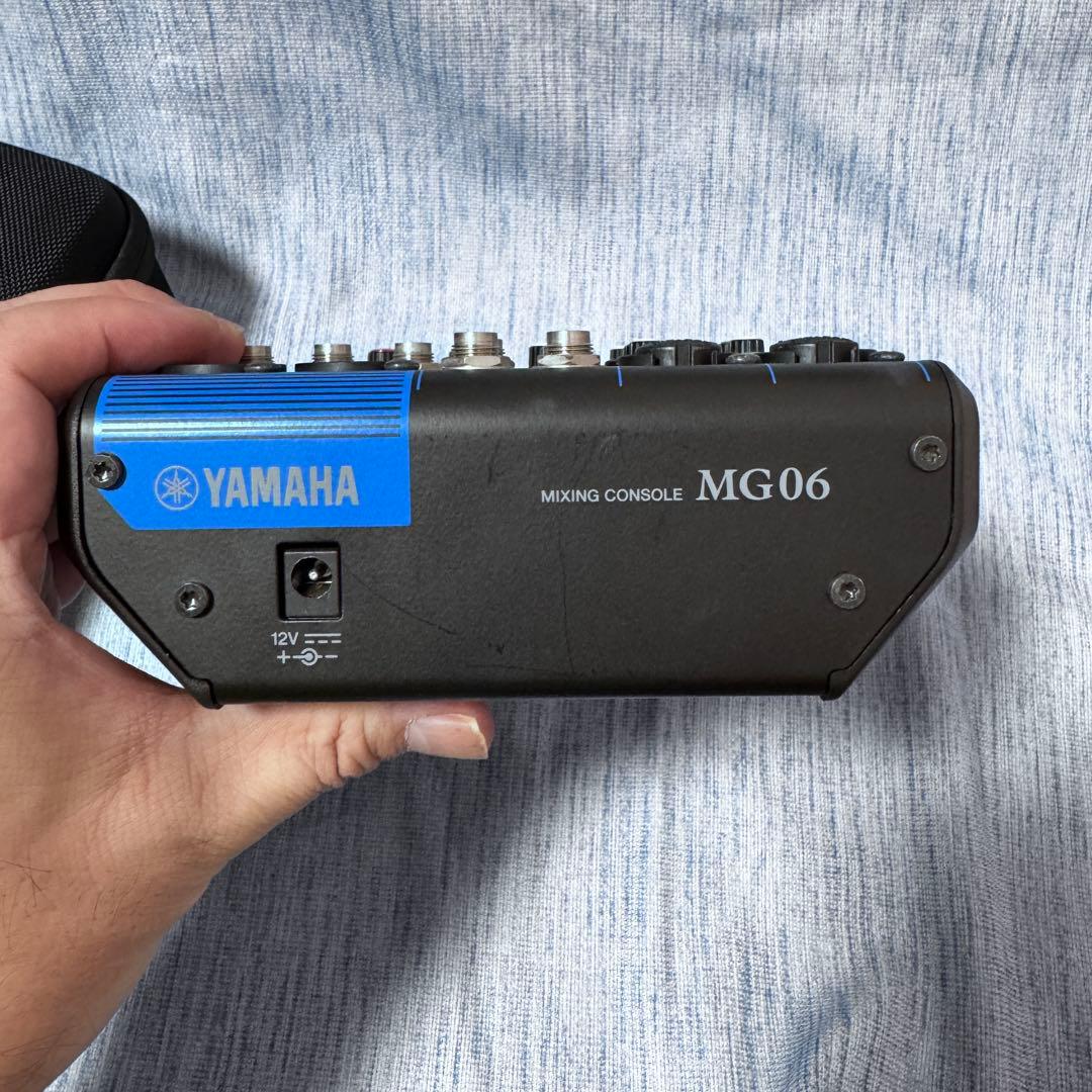【ソフトケース付】YAMAHA MG06 アナログミキサー 6チャンネル ヤマハ