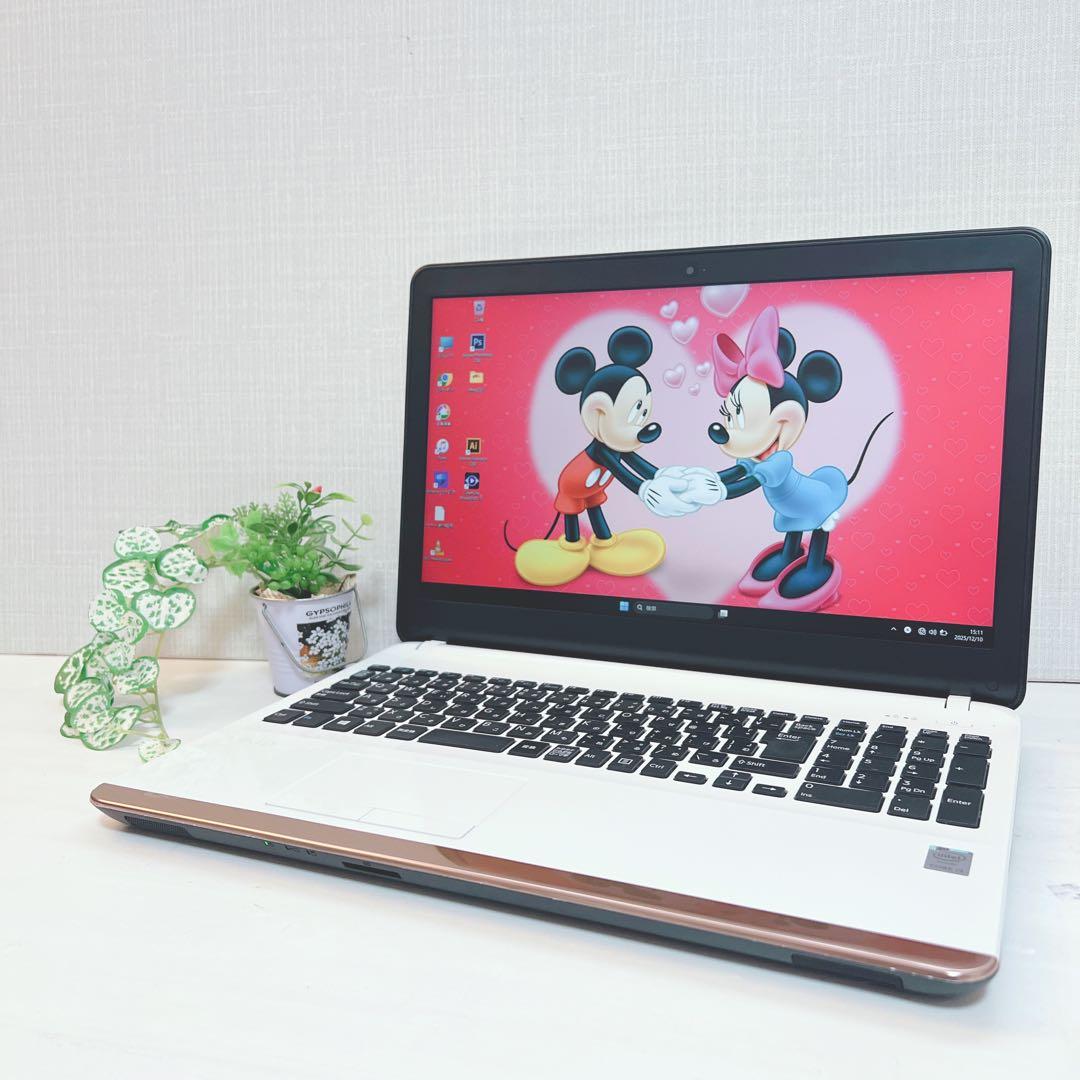 美品、ソニー、バイオ、高速SSD、Win11、イラレ&オフィス2021が使える