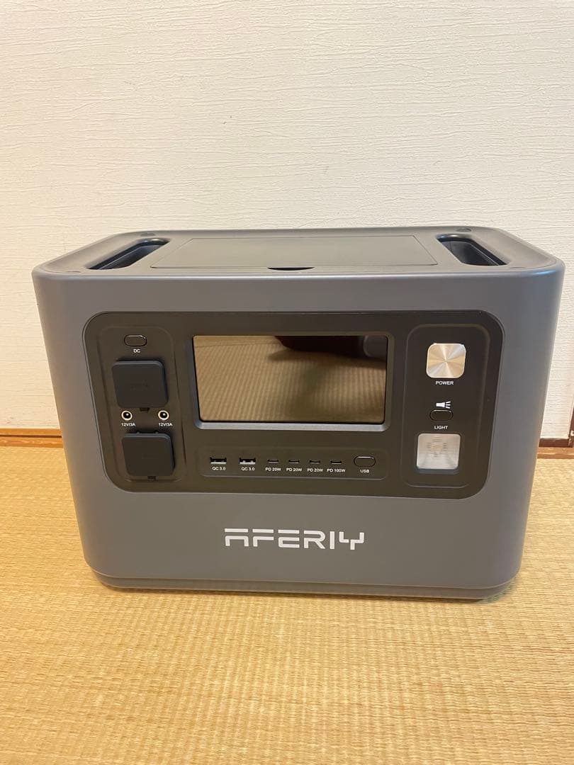 『最安値』AFERITY 大容量ポータブル電源 P110 1008Wh