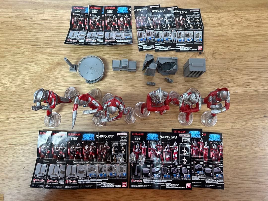 美品 アルティメットルミナス ウルトラ6兄弟セット SP3 4 ＋ビル6個付き