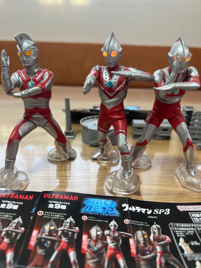 美品 アルティメットルミナス ウルトラ6兄弟セット SP3 4 ＋ビル6個付き