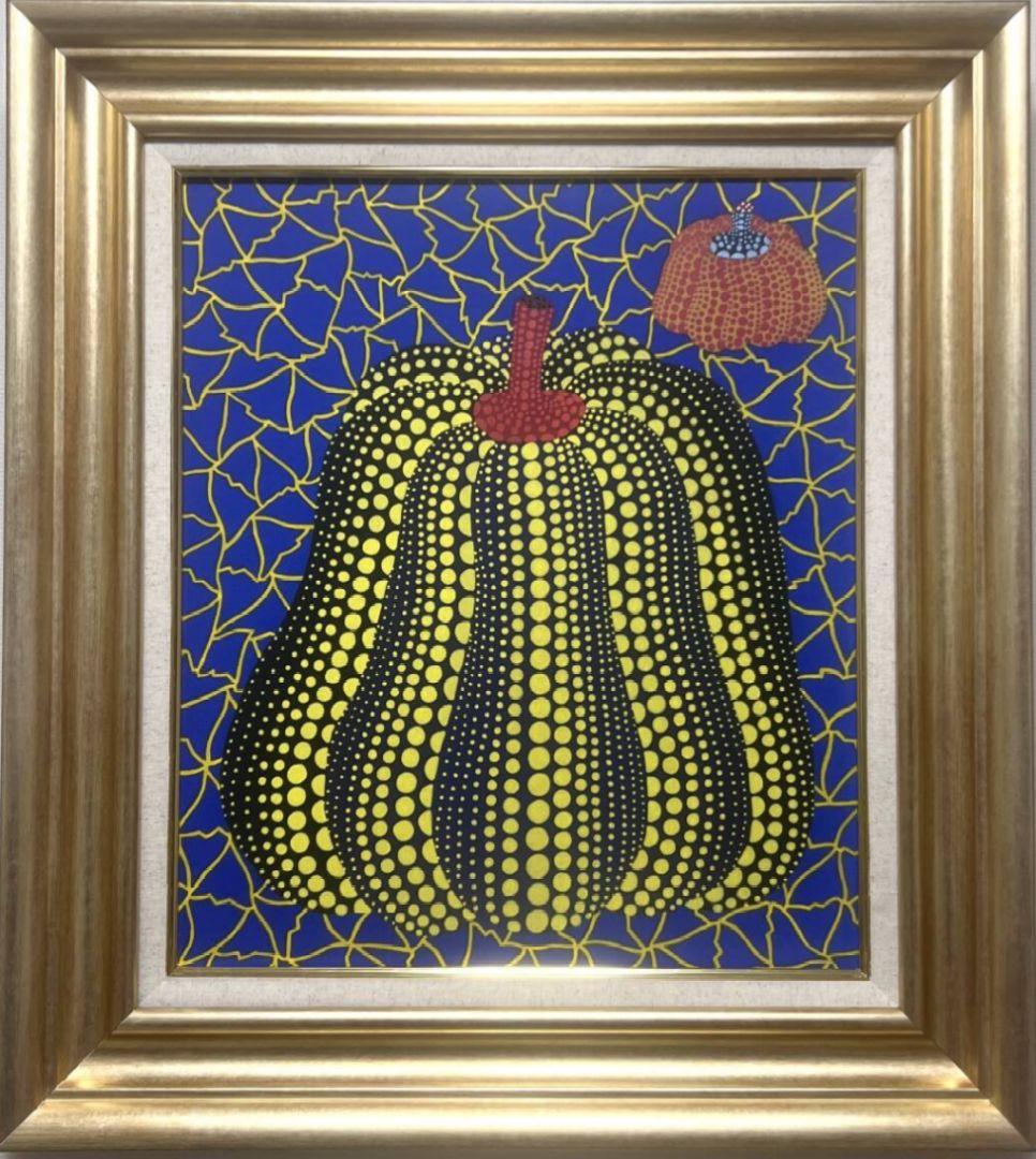 カ*ズ様 油絵 草間彌生 直筆サイン有 かぼちゃ 南瓜 1989年制作