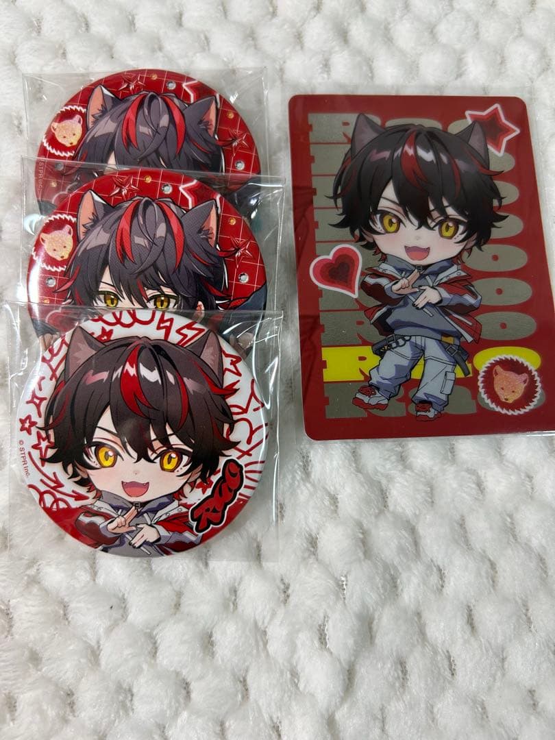 らお カード 缶バッジ うぃあすに