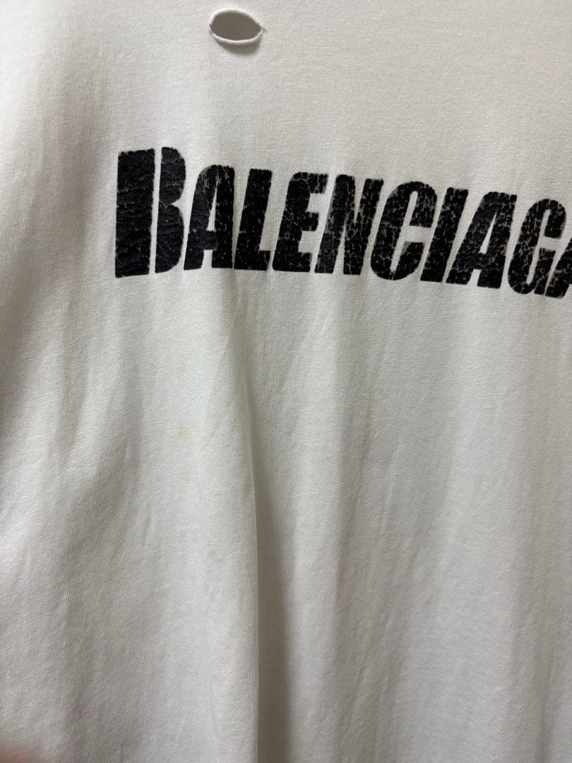 BALENCIAGA デストロイ tシャツ