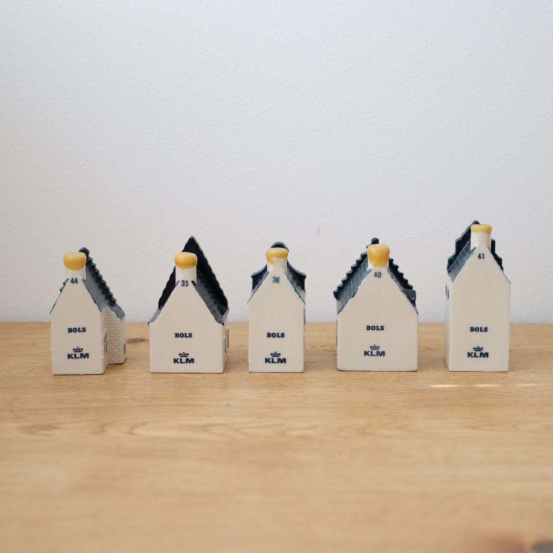 klm オランダ航空 ミニチュアハウス 10個セット