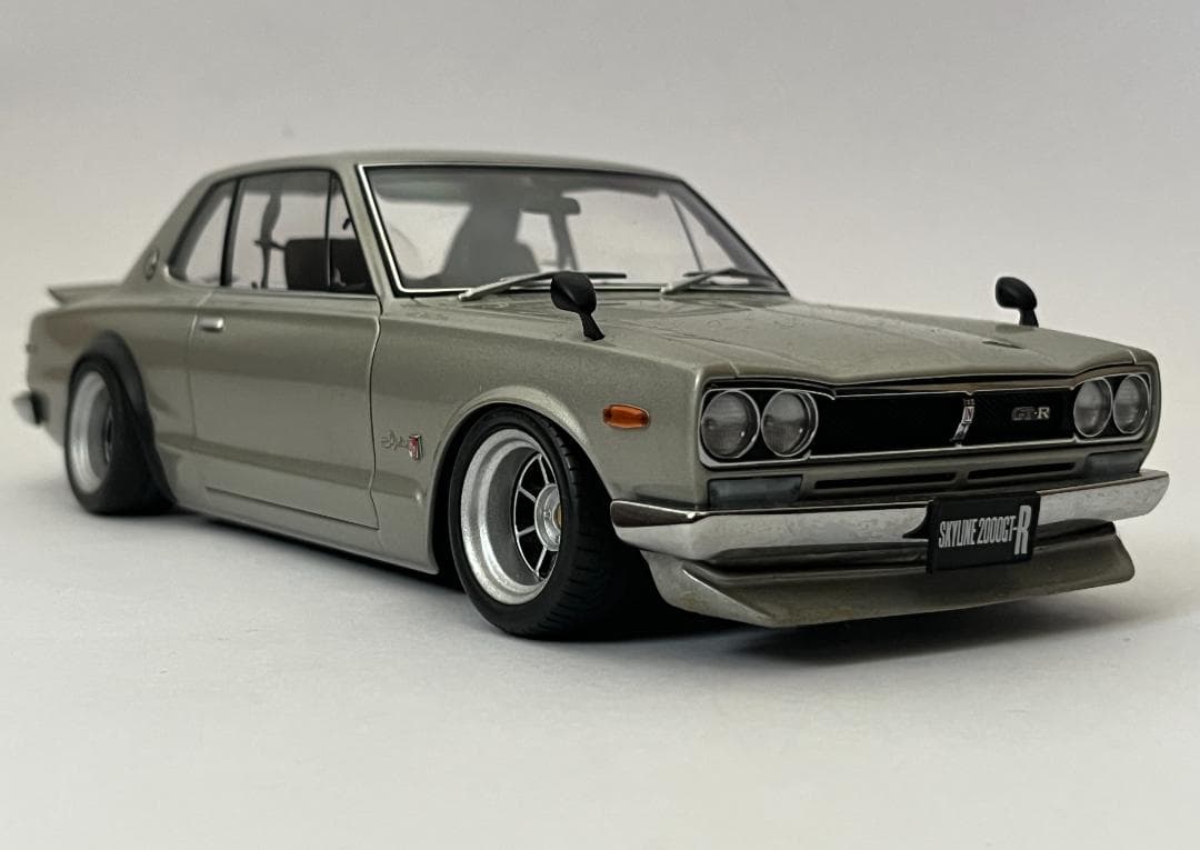 オートアート 1/18 日産スカイラインGT-R ハコスカ カスタム品 箱付