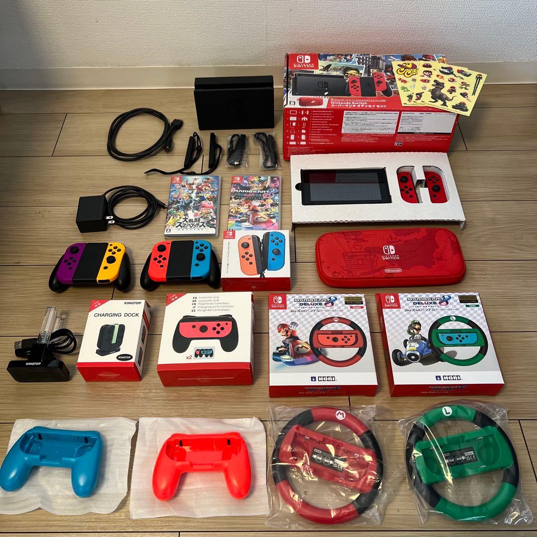 Nintendo Switch 本体　ゲームソフト　付属品多数　パーティセット