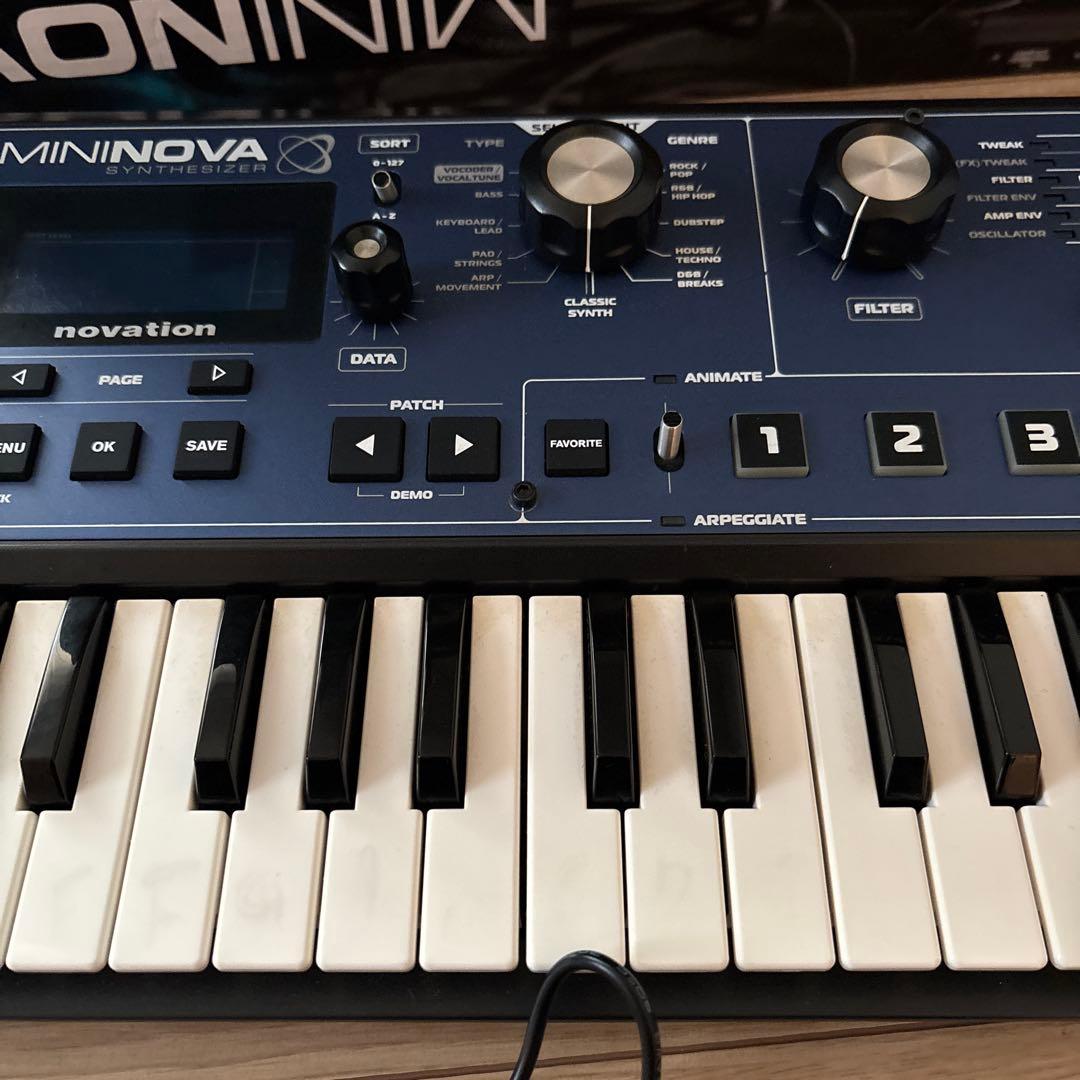 【動作良好】Novation MININOVA シンセサイザー 37鍵