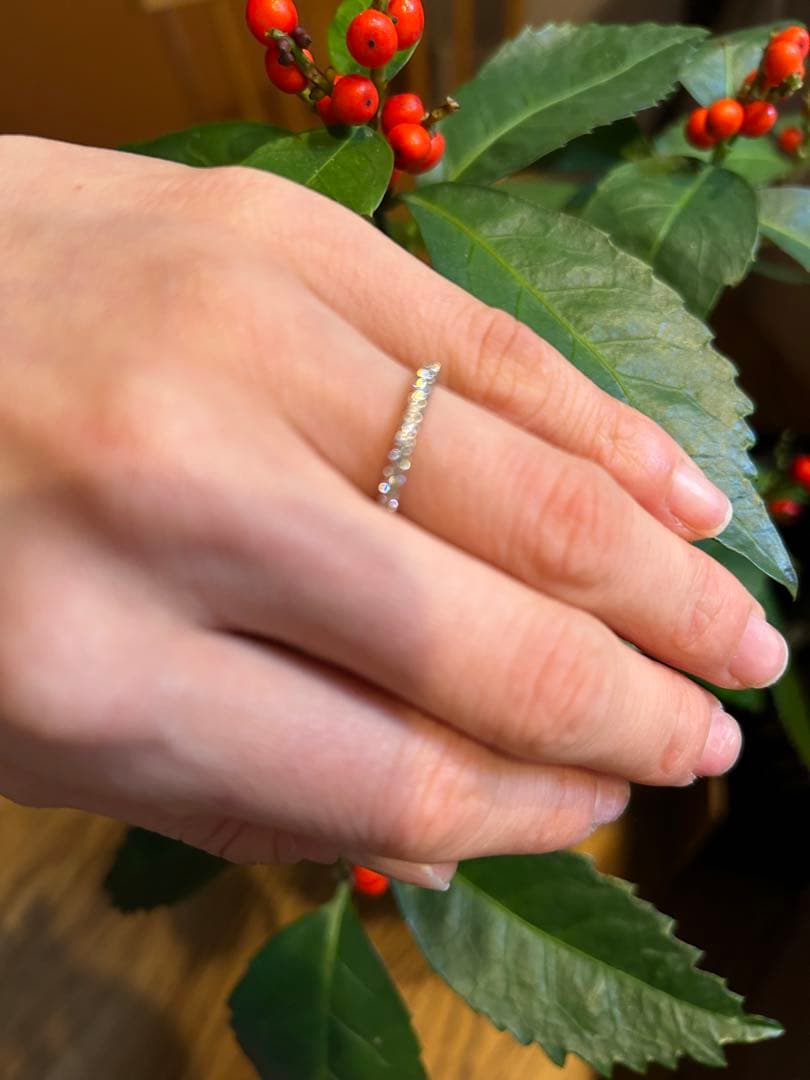 ヴァンドーム青山　ダイヤリング　ハーフエタニティ