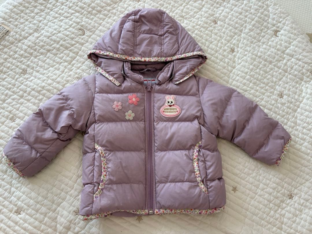 ミキハウス　ダウン　80