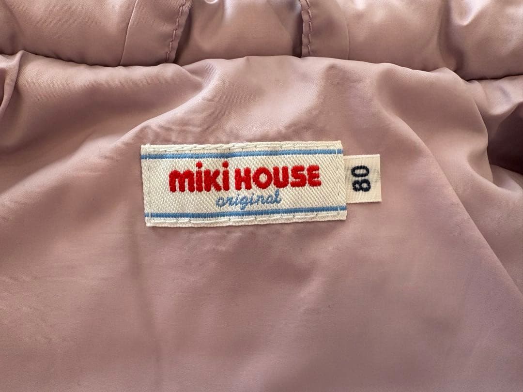 ミキハウス　ダウン　80