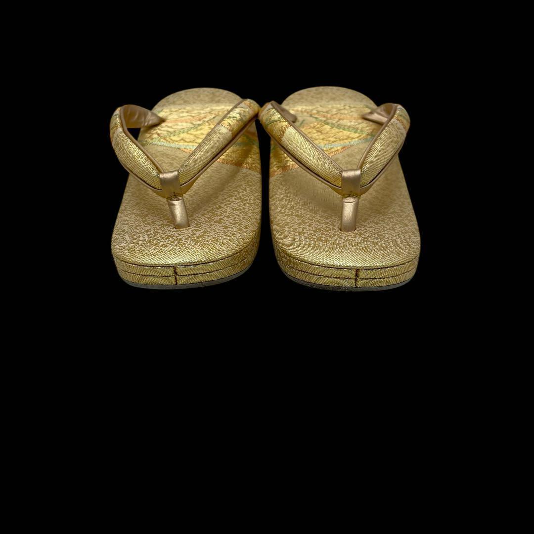 こぱとん2点おまとめ和装✨和装草履バッグセット 訪問着留袖　芝文　金糸