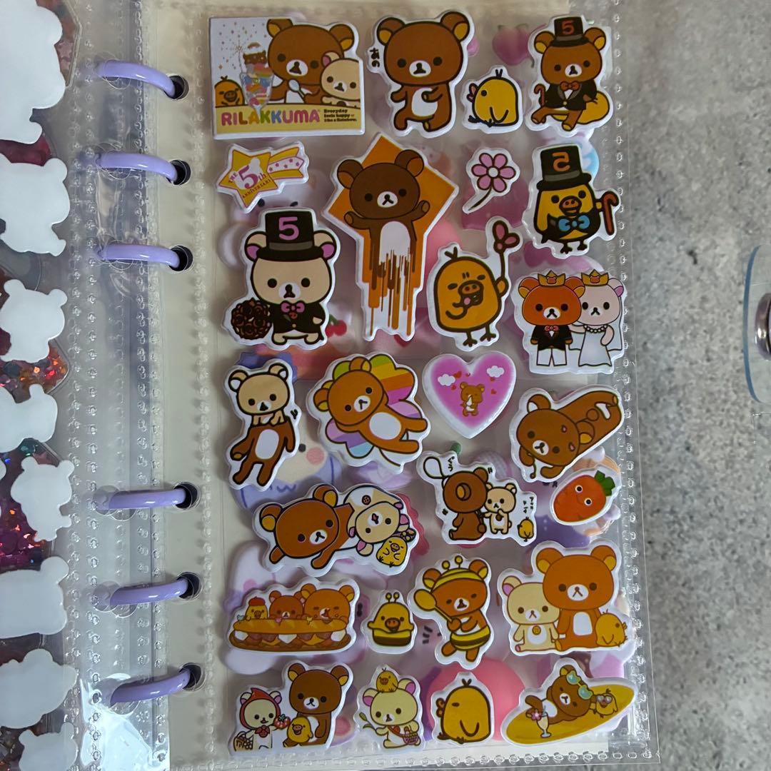 箱入り❤️プレゼントラッピング済❤️シール帳完成品A6サイズ13ページ＋レフィル５枚