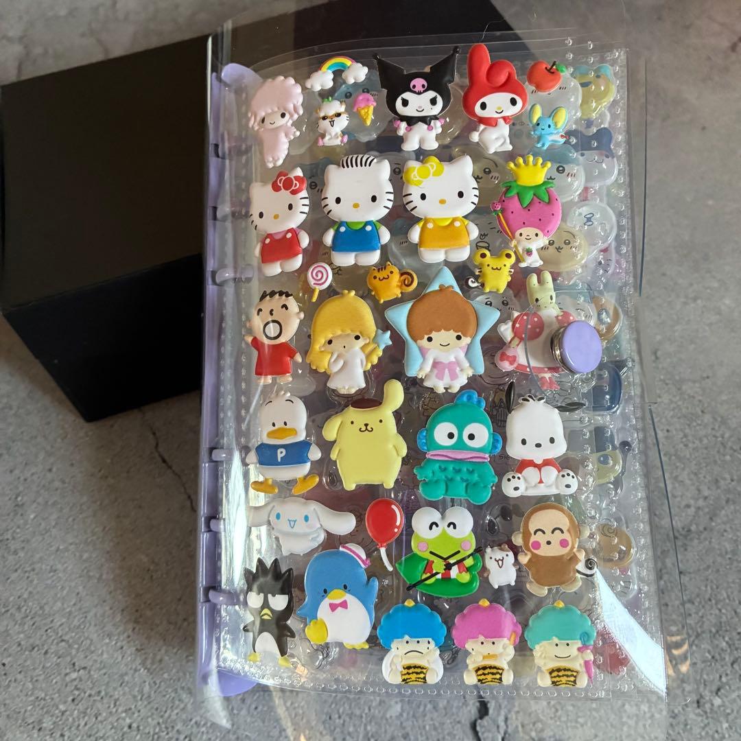 箱入り❤️プレゼントラッピング済❤️シール帳完成品A6サイズ13ページ＋レフィル５枚