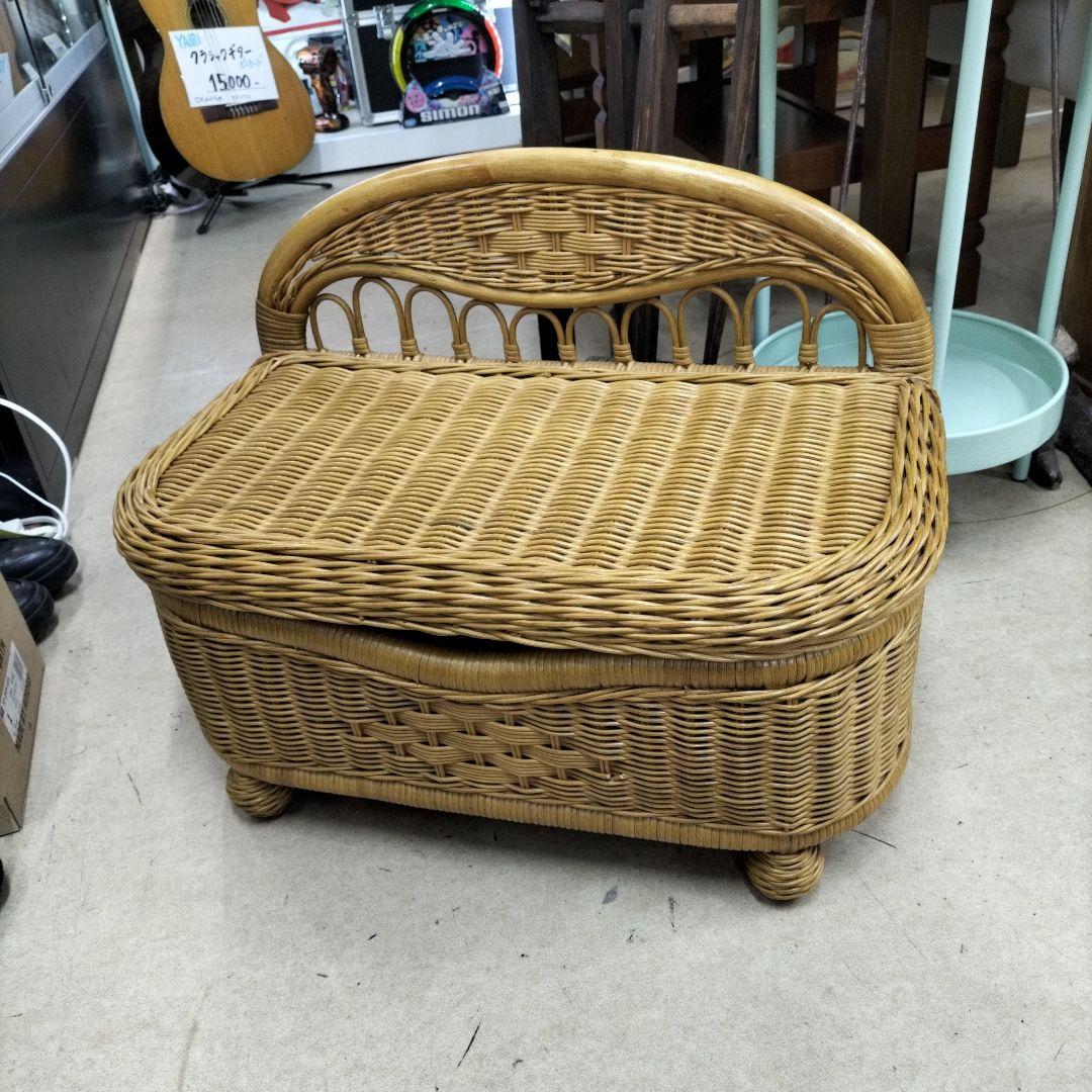 ラタン　ベンチBOX
