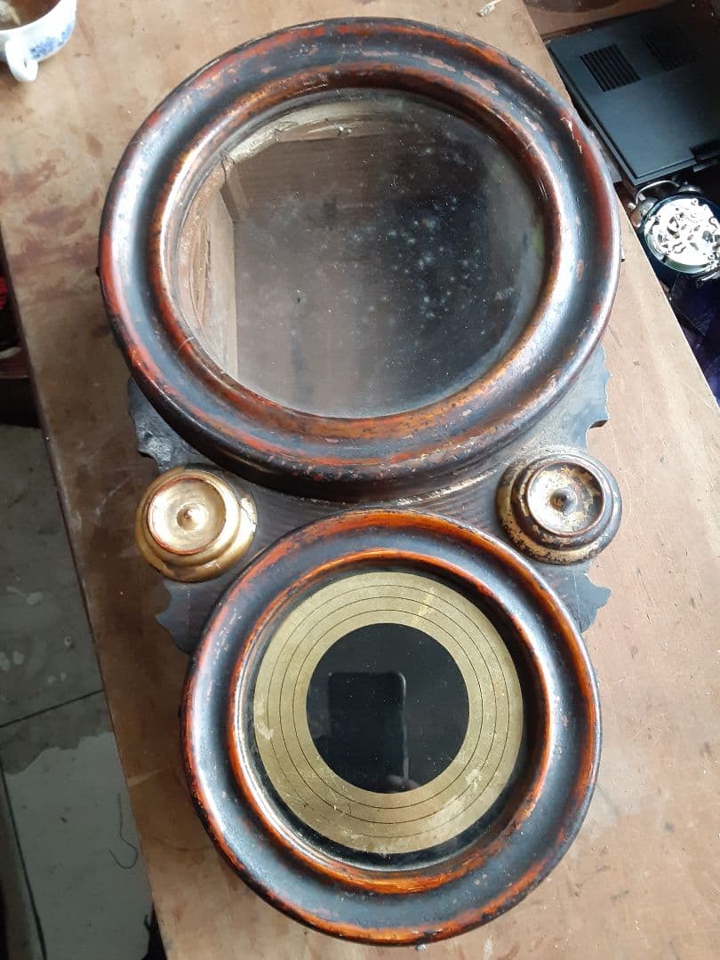 明治時代、達磨時計、四つ丸ボンボン時計、手巻き時計、調整済み動作品