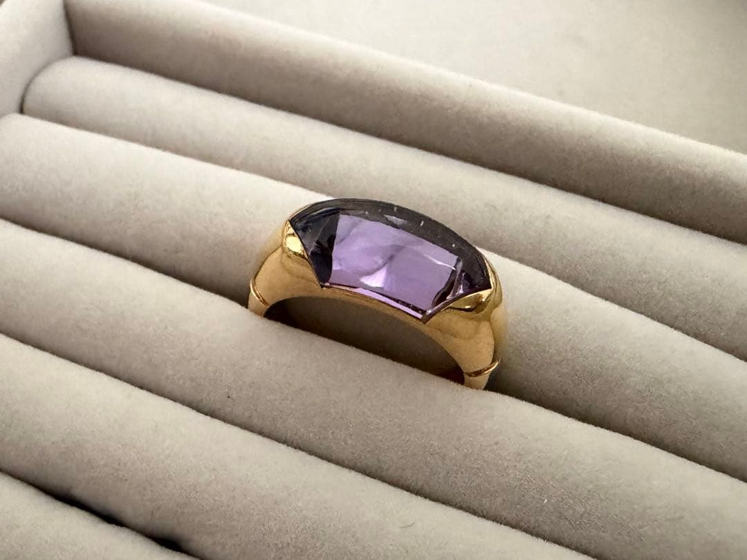 Fujiko　ブルガリ チェルタウラ アメシスト リング 750(YG)