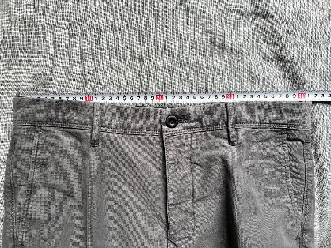 インコテックス ストレッチ コットンパンツ 後染め SLIM FIT