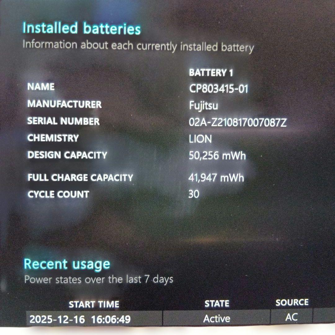 X④ 富士通　ＦＭＶＵ34011　U9311/F
