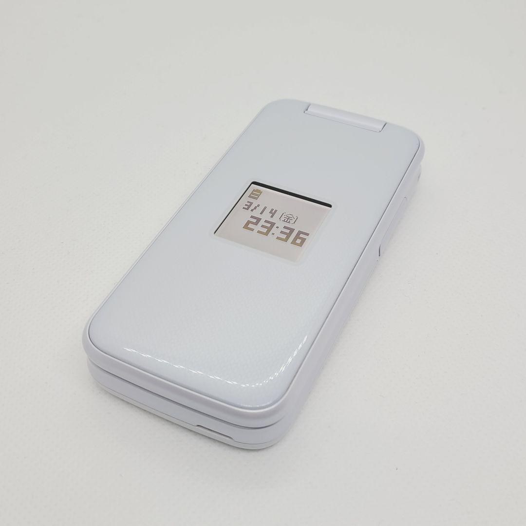 SIMフリー 富士通 らくらくホン F-01M ホワイト 新品バッテリー