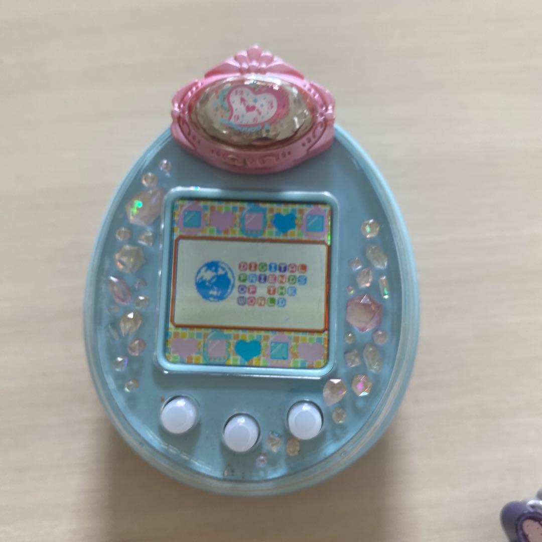 たまごっちピース ブルー 本体 たまデコピアス メロディランド ベイビーチェンジ