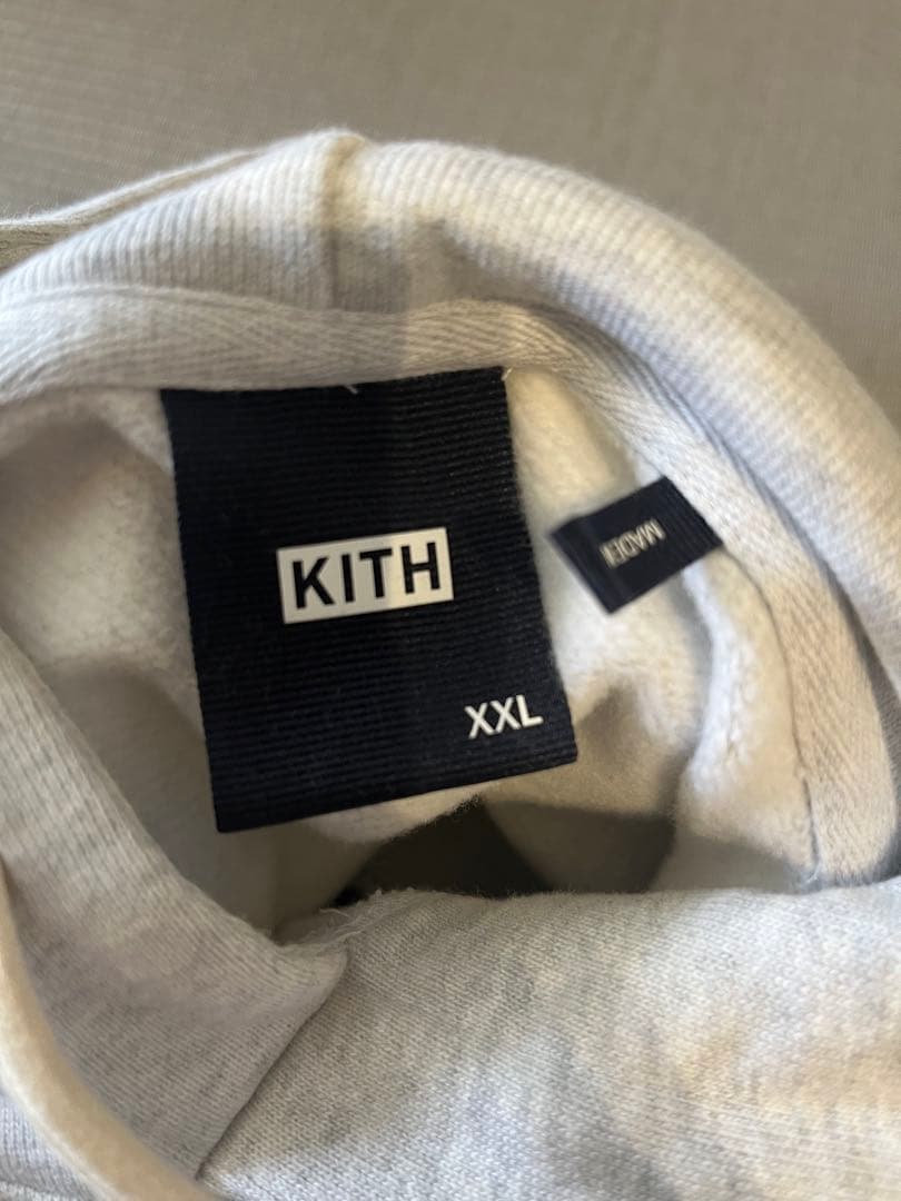 【完売商品・試着のみ】KITH NYC ボーダー フーディー パーカー