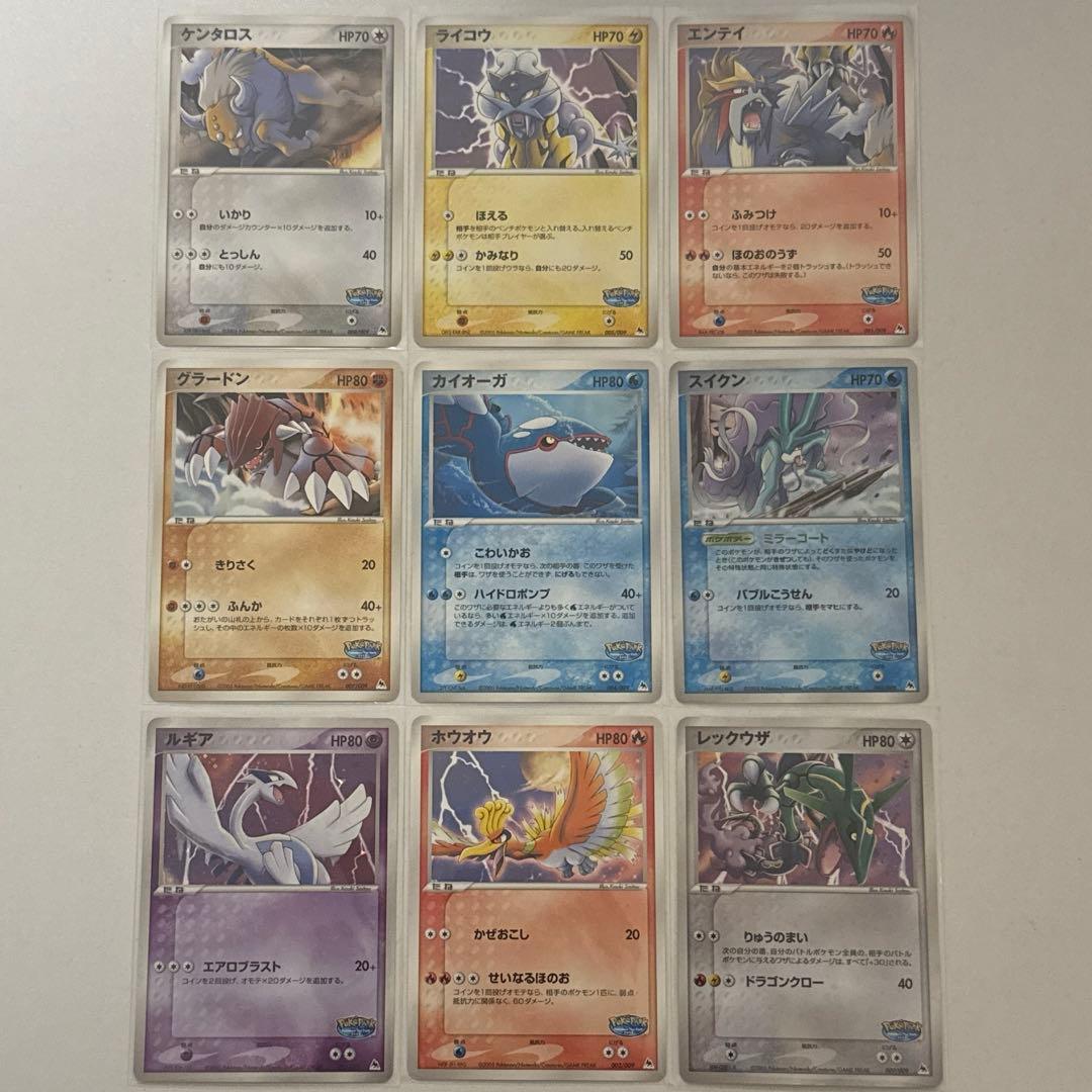 ポケモンカードゲーム ポケパーク プレミアム ファイル ブルーシート 9枚セット