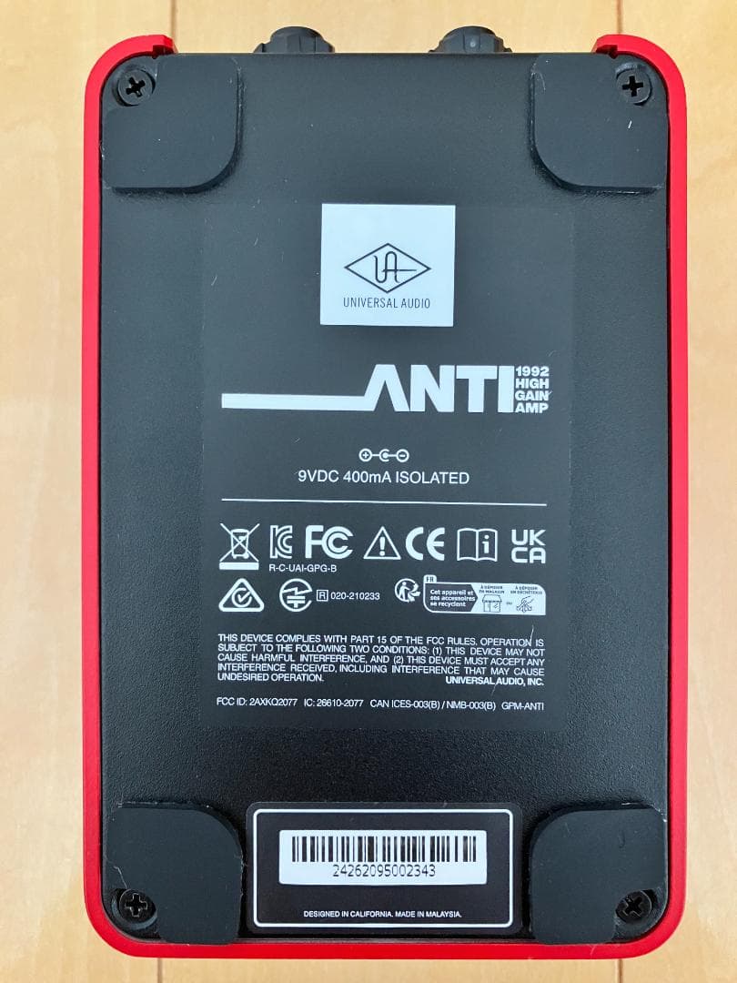 値下げ：UAFX ANTI 1992 High Gain Amp