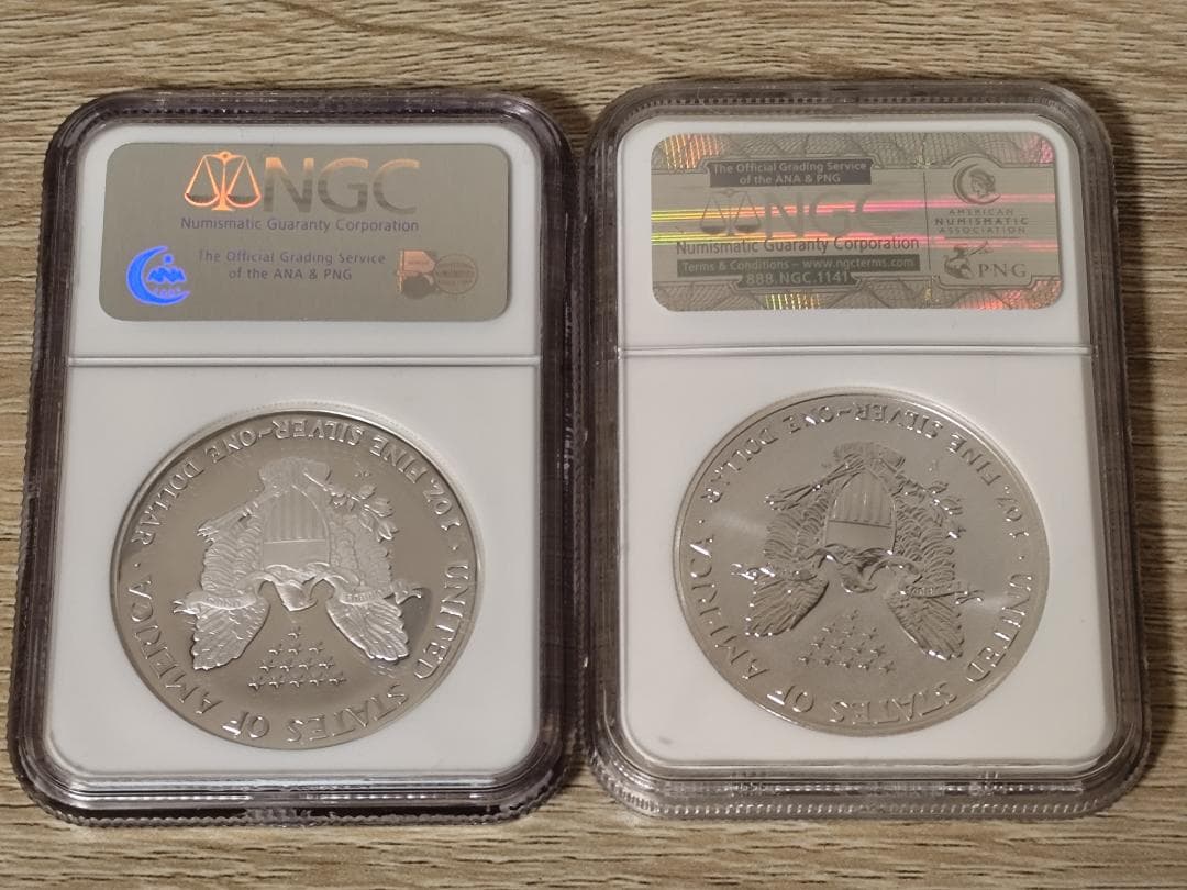 まーちゃん NGC PF70☆2006 アメリカ シルバー イーグル 銀貨