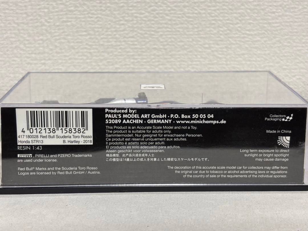 MINICHAMPS レッドブル・トロロッソ・ホンダ STR13 2018