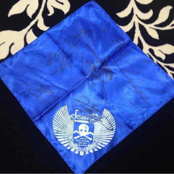 ロンブー淳☆★jealkbメンバー直筆サイン入りハンカチーフ★☆