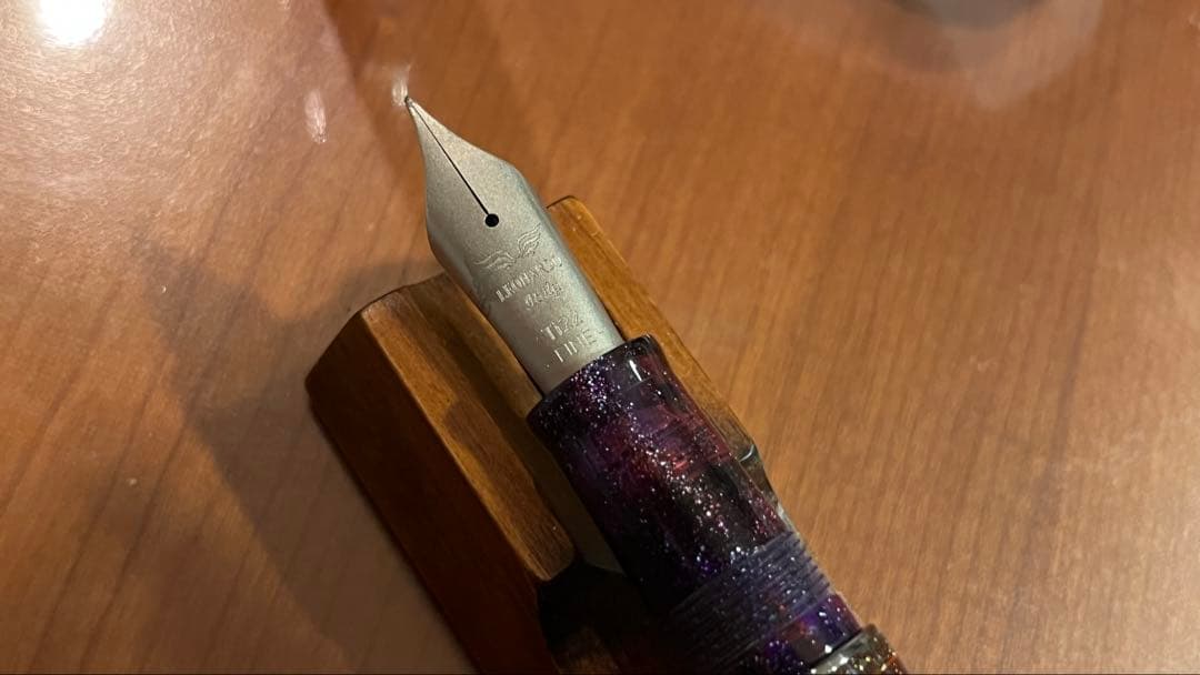 レオナルド　限定生産品　MZG ギャラクシープライム　万年筆　#8 チタンニブ