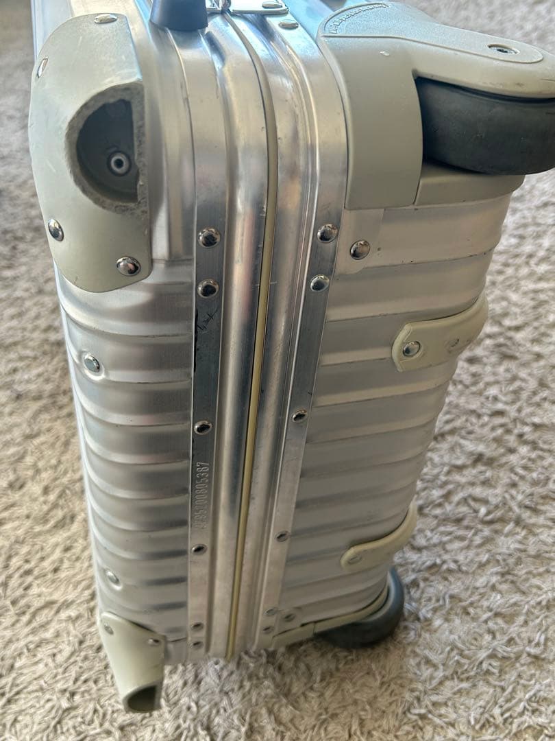 リモワ　2輪　トパーズ　青ロゴ　スーツケース　RIMOWA 92952