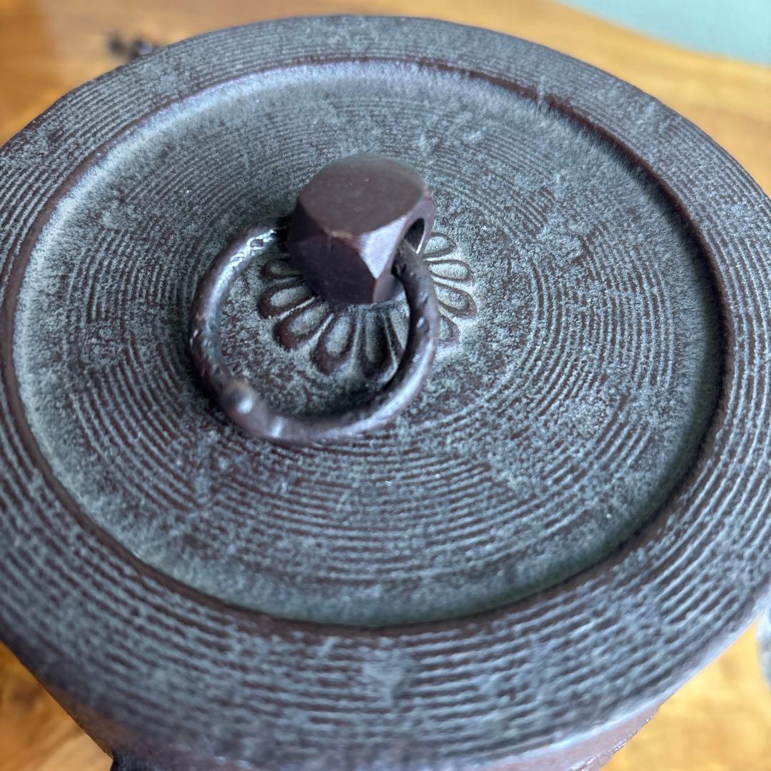 雲龍窯 高橋敬典造 茶道用釡 釜かん付き 茶道具 共箱