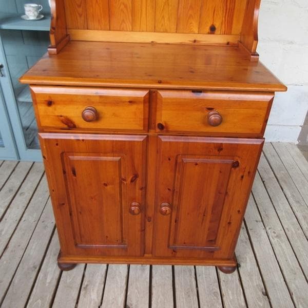 イギリス アンティーク 家具 ドレッサー カップボード キャビネット 6052e