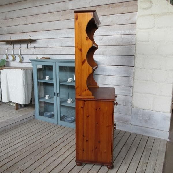 イギリス アンティーク 家具 ドレッサー カップボード キャビネット 6052e