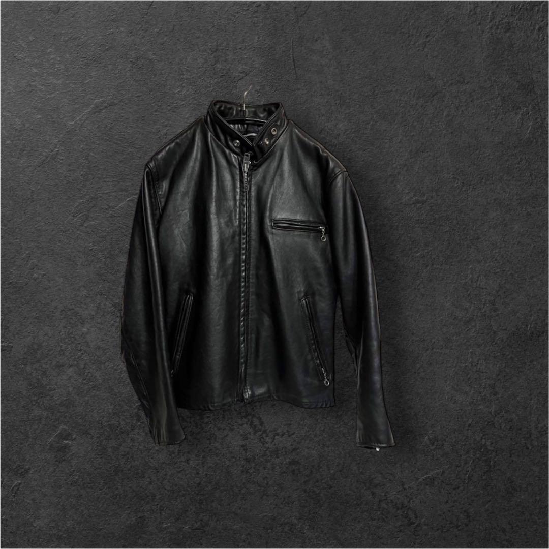 【美品】schott 641 42size シングル ライダース レザー