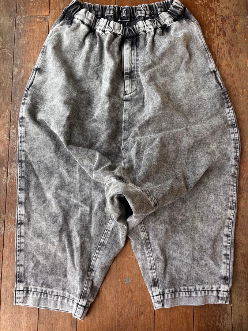 ブラックコムデギャルソン　デニムサルエルパンツ　s