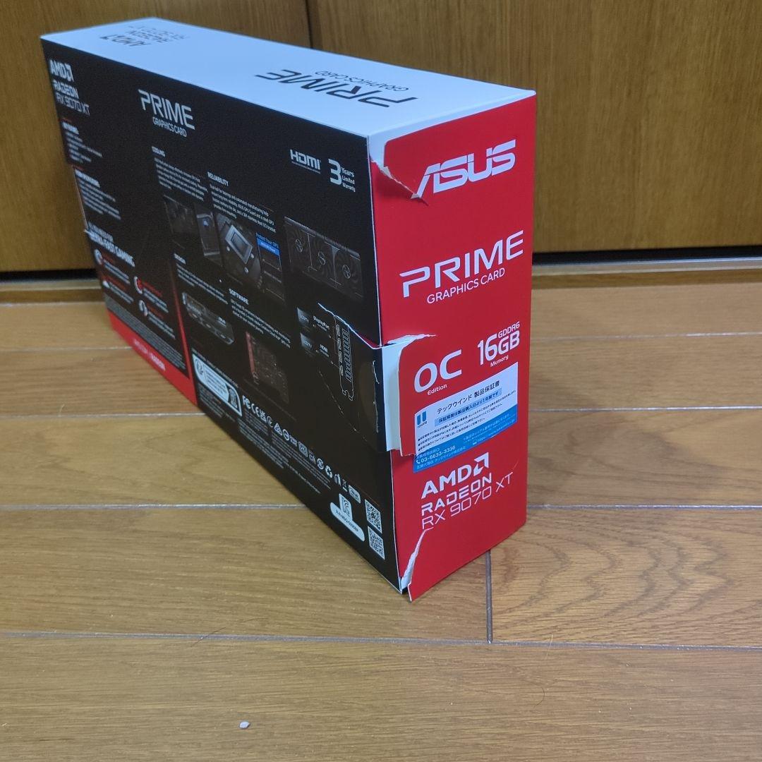 グラフィックボード・グラボ・ビデオカード ASUS AMD Radeon RX 9070 XT OC 16GB