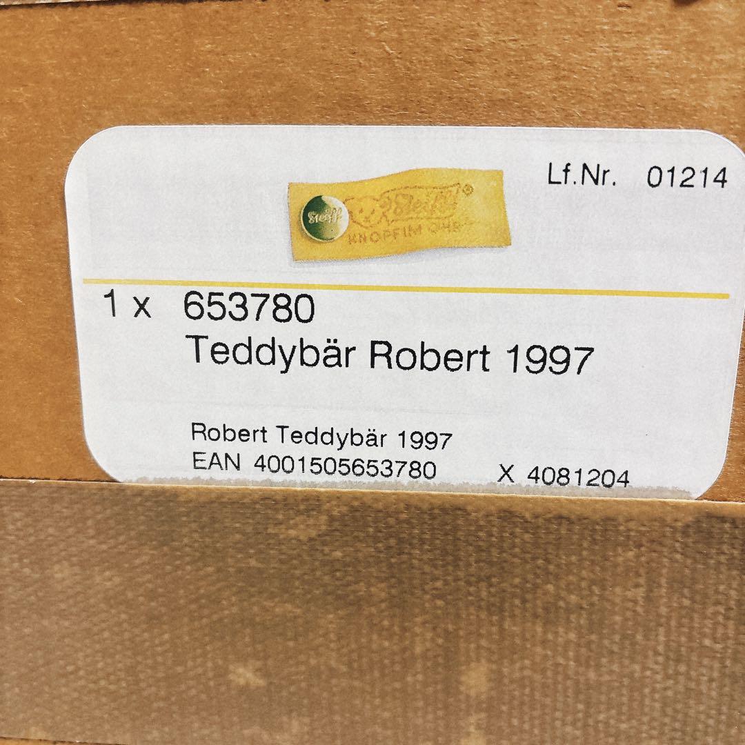 【希少 美品】Steiff シュタイフ ヘンダーソン グロウラー入　テディベア