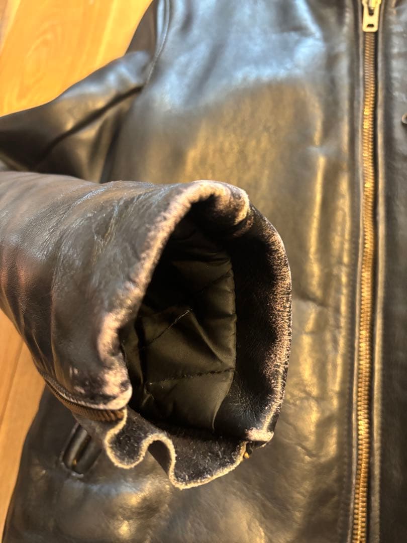 希少！vanson バンソン シングルライダース レザージャケット 黒 40