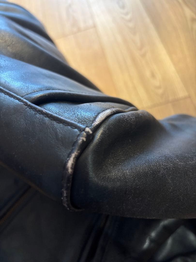 希少！vanson バンソン シングルライダース レザージャケット 黒 40