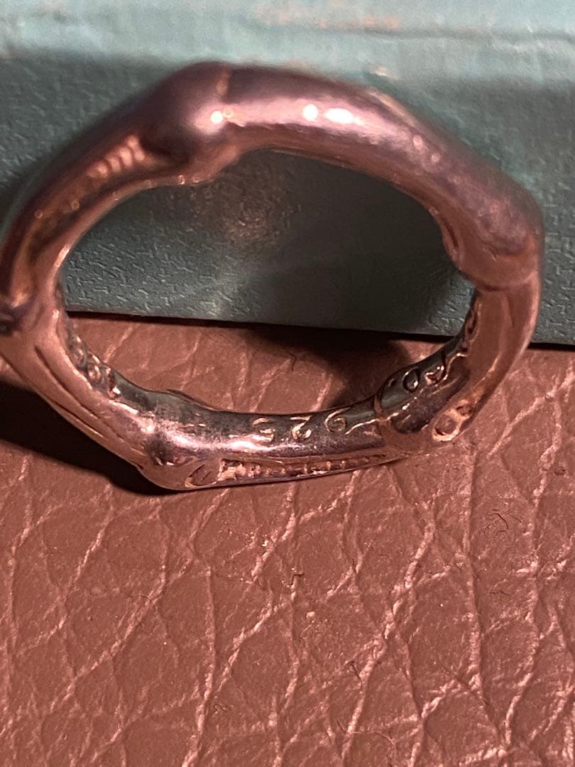 Tiffany 希少　バンブー　リング　10号　　状態悪