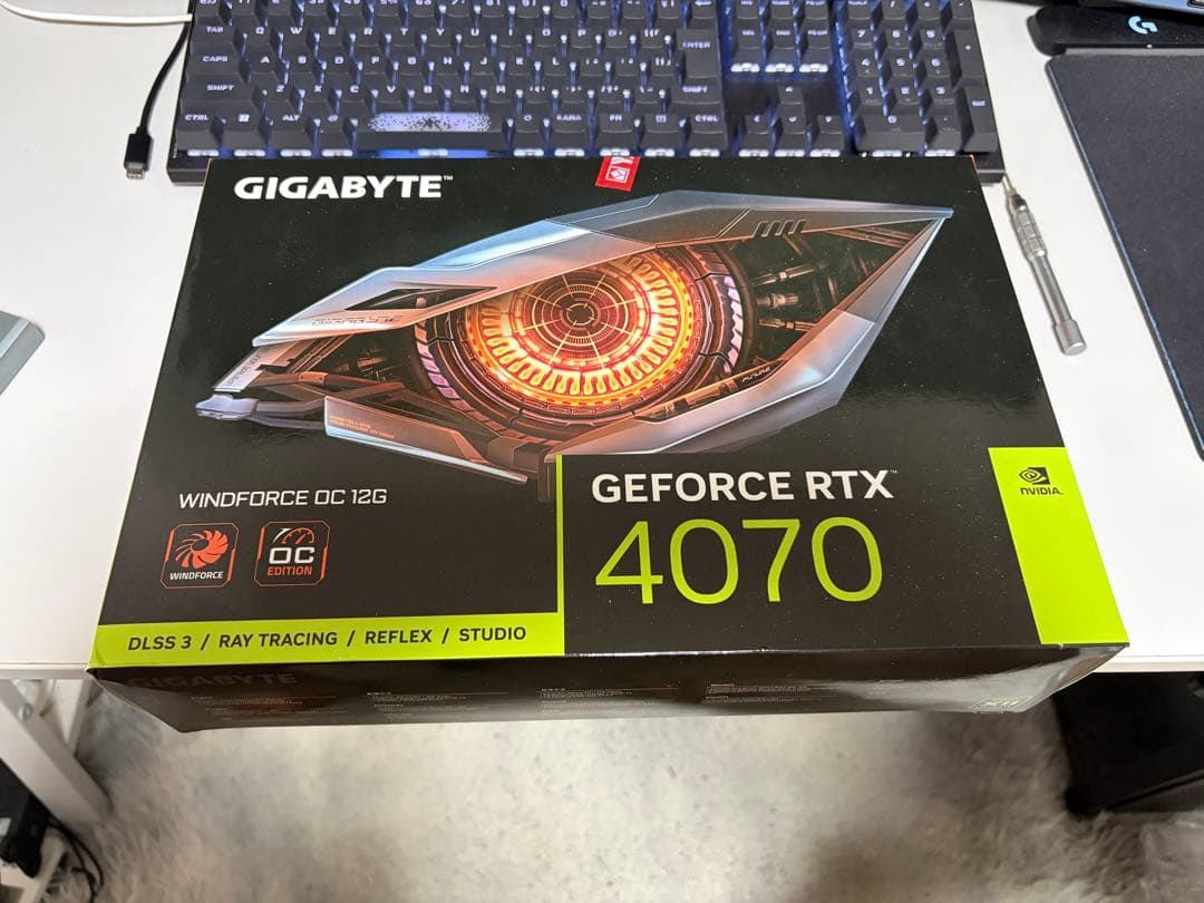 グラフィックボード・グラボ・ビデオカード GIGABYTE GEFORCE RTX4070 12G