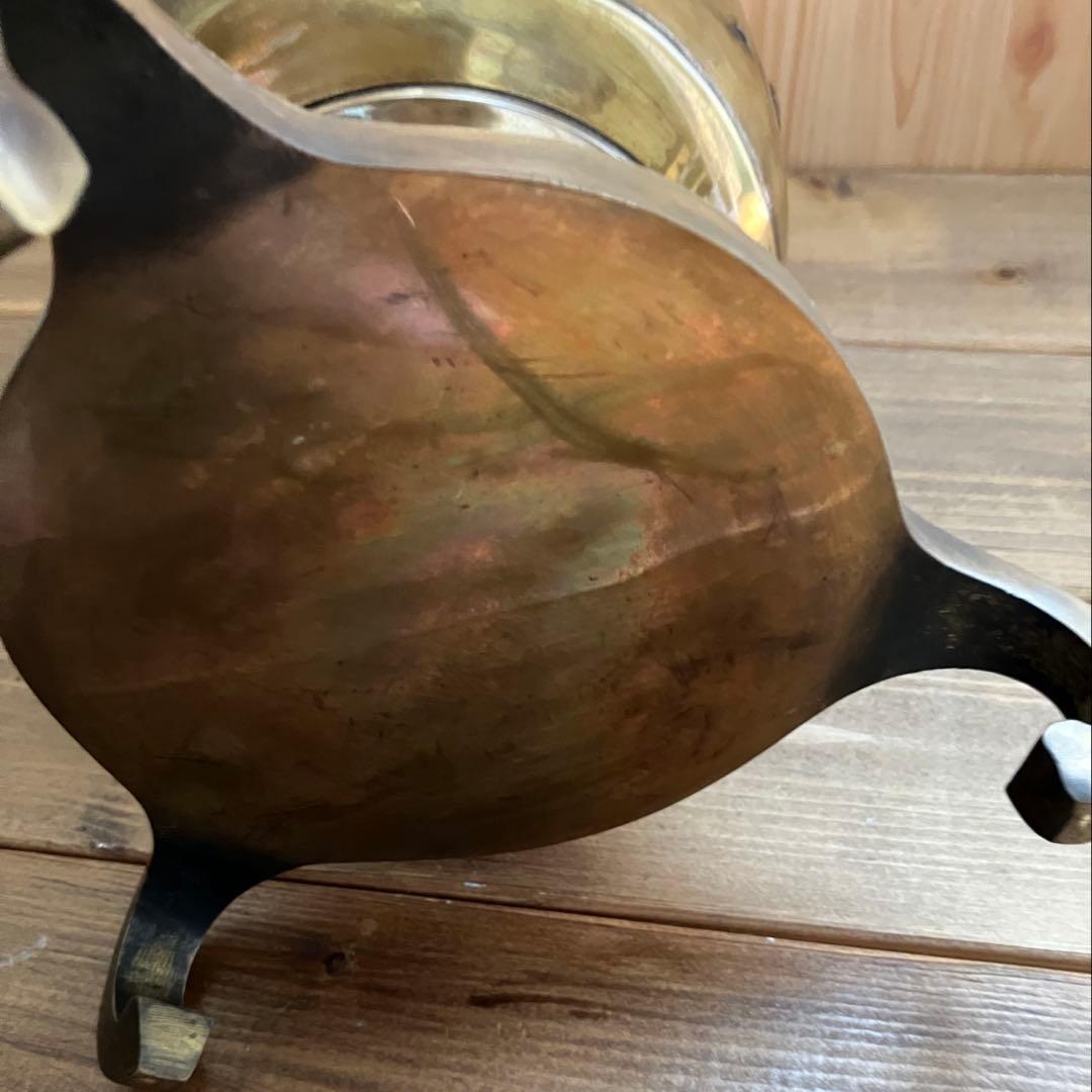 薄端　花器 置物 金属工芸 華道具