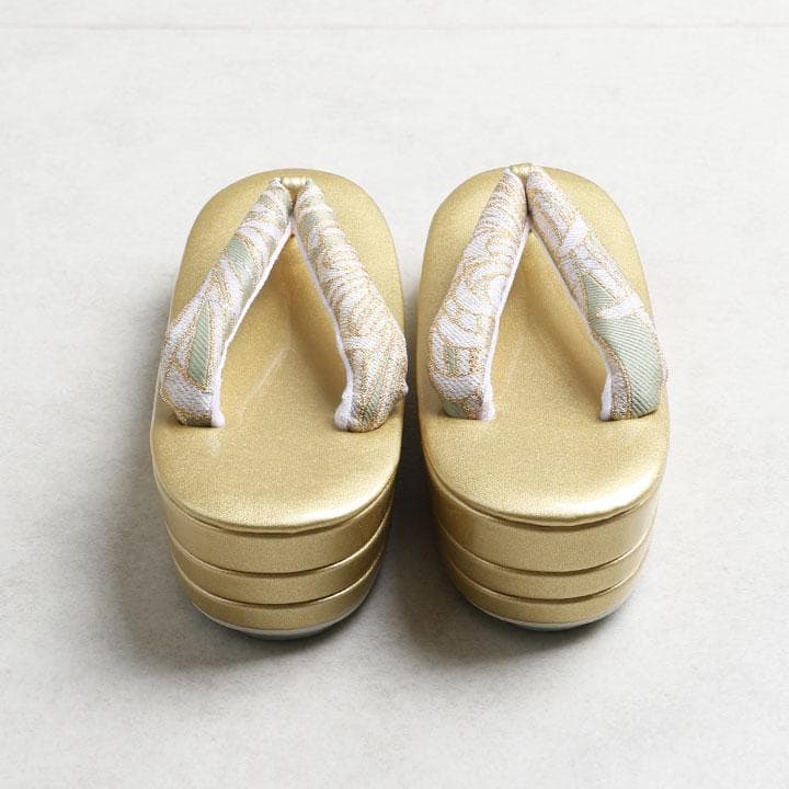 【新品】草履バッグセット 乱菊 帯地 　03657