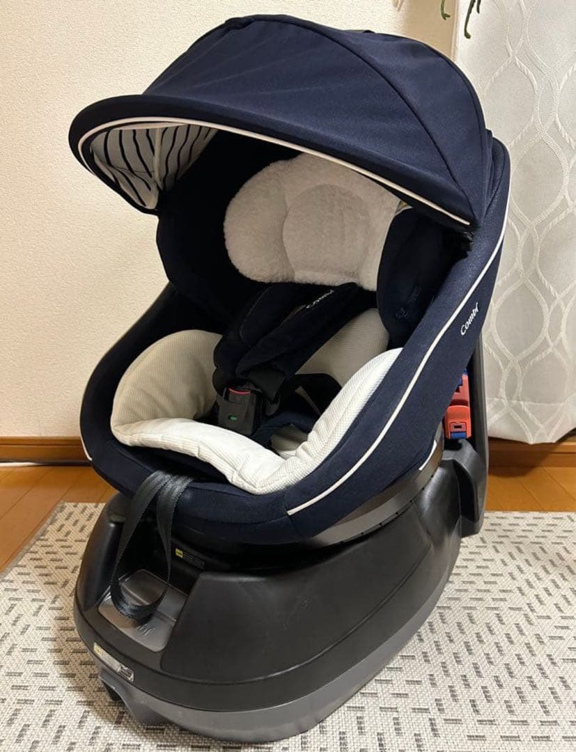 コンビ 新生児チャイルドシート クルムーヴ JJ-550ネイビー　抱っこ紐