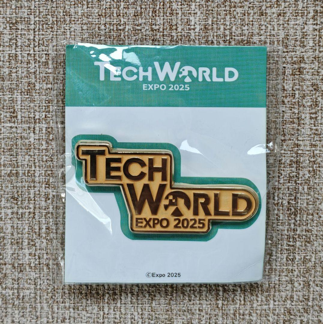 【非売品】大阪関西万博　テックワールド　ピンバッチ TECHWORLD ピン