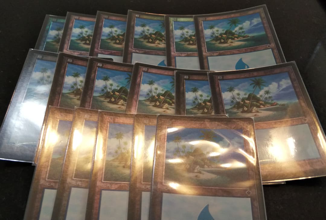 MTG Foil 島 17枚 インベイジョン EDH向 マジック